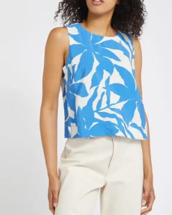 Discount Dunnes Stores Printed Sleeveless Shell Top