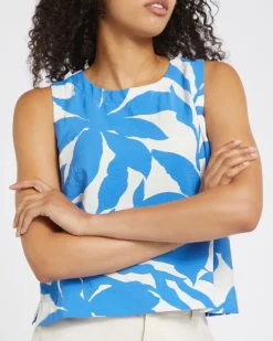 Discount Dunnes Stores Printed Sleeveless Shell Top
