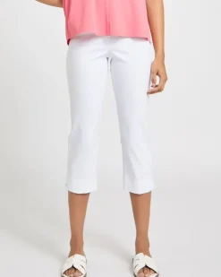 Discount Dunnes Stores Pull On Stretch Crop Trousers