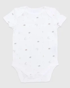 New Dunnes Stores Pure Cotton Bodysuit - Pack Of 5 (Newborn-9 Months)