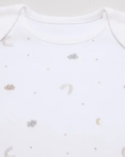 New Dunnes Stores Pure Cotton Bodysuit - Pack Of 5 (Newborn-9 Months)
