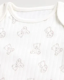 Fashion Dunnes Stores Pure Cotton Bodysuit - Pack Of 5 (Newborn-3 Years)