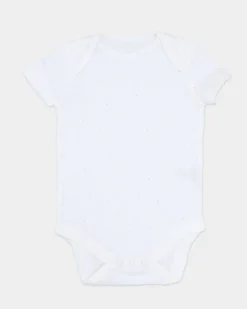New Dunnes Stores Pure Cotton Bodysuit - Pack Of 5 - (Newborn-3 Years)