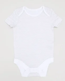 Outlet Dunnes Stores Pure Cotton Bodysuits - Pack Of 5 (Newborn-3 Years)