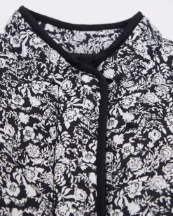 New Dunnes Stores Pure Cotton Floral Print Jacket (3-14 Years)