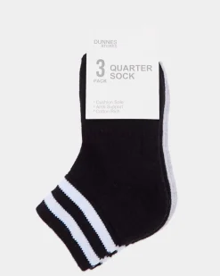 Fashion Dunnes Stores Quarter Sock - Pack Of 3