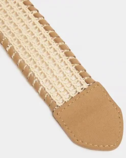 Online Dunnes Stores Raffia Suede Belt