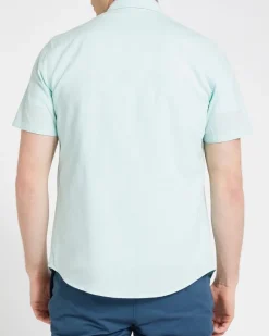 Hot Dunnes Stores Regular Fit Linen Blend Short Sleeve Shirt
