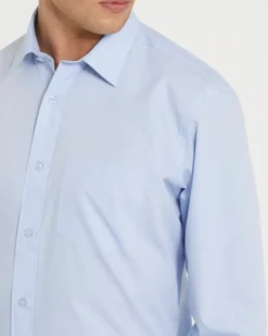 Fashion Dunnes Stores Regular Fit Long-Sleeved Cotton Rich Shirt