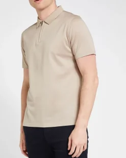 Hot Dunnes Stores Regular Fit Mercerised Zip Placket Polo
