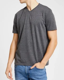 Hot Dunnes Stores Regular Fit V-Neck T-Shirt