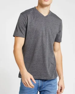 Hot Dunnes Stores Regular Fit V-Neck T-Shirt