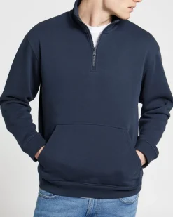 Hot Dunnes Stores Relaxed Fit Half Zip Sweatshirt