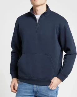 Hot Dunnes Stores Relaxed Fit Half Zip Sweatshirt