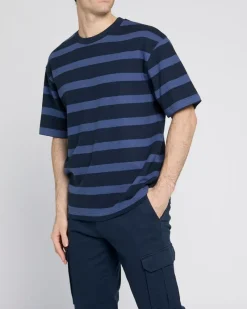 Hot Dunnes Stores Relaxed Fit Textured Stripe T-Shirt