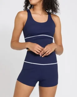 Fashion Dunnes Stores Rib Sports Tank Bikini Top