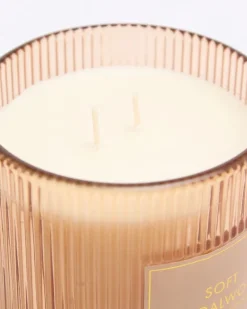 Sale Dunnes Stores Ribbed Candle