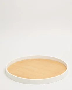 Best Dunnes Stores Round Bamboo Wood Tray