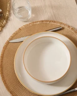 Fashion Dunnes Stores Round Placemat With Fringe Edge