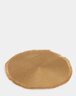 Fashion Dunnes Stores Round Placemat With Fringe Edge