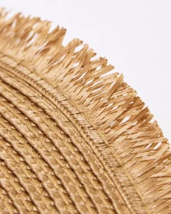 Fashion Dunnes Stores Round Placemat With Fringe Edge