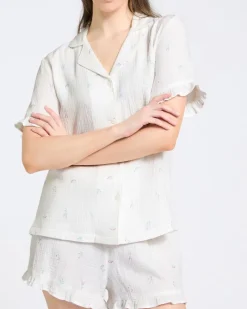 Best Dunnes Stores Ruffle Revere Pyjama Set