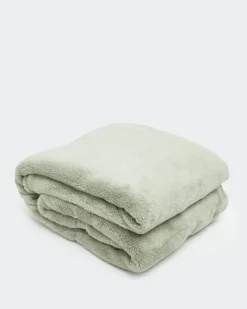 Clearance Dunnes Stores Sage Fleece Throw