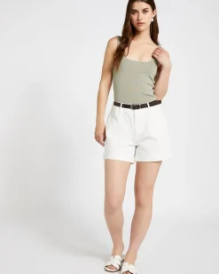 Discount Dunnes Stores Savida Arti Belted Denim Shorts