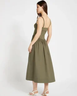 Hot Dunnes Stores Savida Arti Denim Poplin Midi Dress