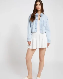 Discount Dunnes Stores Savida Crop Denim Shacket