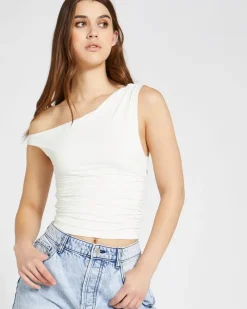 Best Dunnes Stores Savida Ruched Polyamide Vest