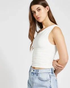 Best Dunnes Stores Savida Ruched Polyamide Vest