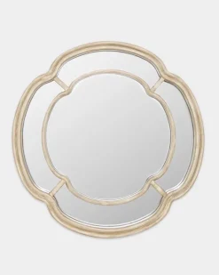 Online Dunnes Stores Scalloped Wood Mirror