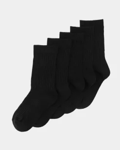 Online Dunnes Stores School Rib Comfort Socks - Pack Of 5