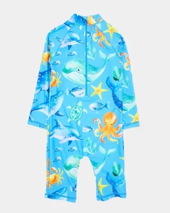 Fashion Dunnes Stores Sea Life Unitard Set (0 Months-6 Years) - 2 Pieces
