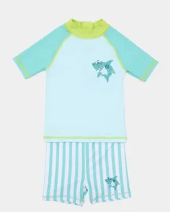 Fashion Dunnes Stores Shark Rashguard Set - 2 Pieces (9 Months-6 Years)