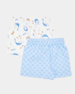 Clearance Dunnes Stores Short Pyjama Set - Pack Of 2 (6 Months-4 Years)