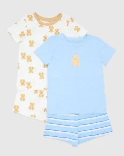 New Dunnes Stores Short Pyjama Set - Pack Of 2 (6 Months-4 Years)