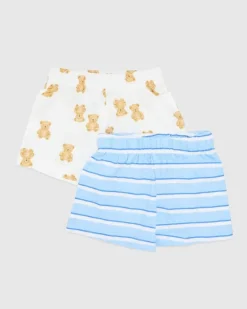 New Dunnes Stores Short Pyjama Set - Pack Of 2 (6 Months-4 Years)