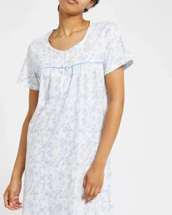 Best Dunnes Stores Short Sleeve 100% Cotton Nightdress