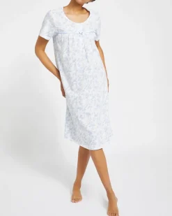 Best Dunnes Stores Short Sleeve 100% Cotton Nightdress