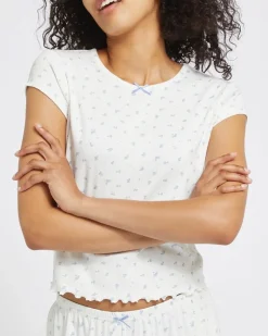 Sale Dunnes Stores Short Sleeve Pyjama Set