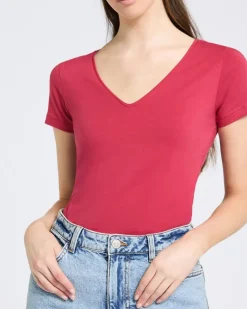Online Dunnes Stores Short Sleeve V-Neck T-Shirt