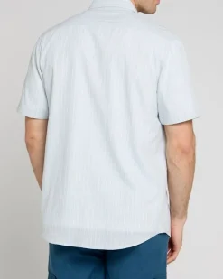 Best Dunnes Stores Short-Sleeve Linen Blend Stripe Shirt