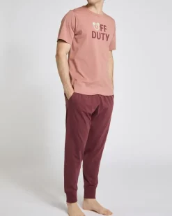 Sale Dunnes Stores Short-Sleeved Cotton Pyjama Set