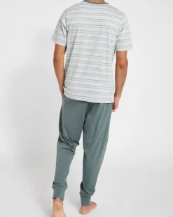 Online Dunnes Stores Short-Sleeved Cotton Pyjama Set