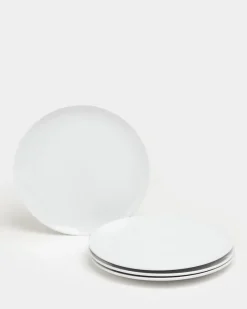 Sale Dunnes Stores Simply White Dinner Plates - Pack Of 4