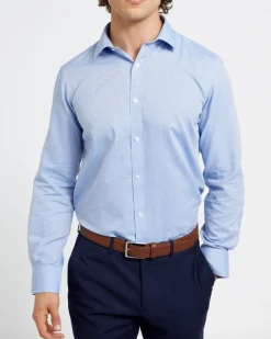 Outlet Dunnes Stores Slim Fit Cotton Rich Shirt