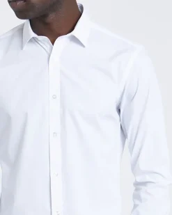 Outlet Dunnes Stores Slim Fit Long-Sleeved Cotton Rich Shirt
