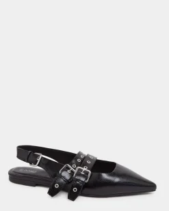 Fashion Dunnes Stores Slingback Buckle Eyelet Shoe